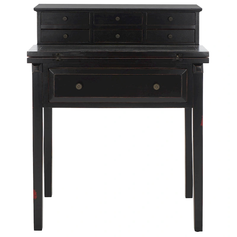 Bureau rabattable à 7 tiroirs Gerly