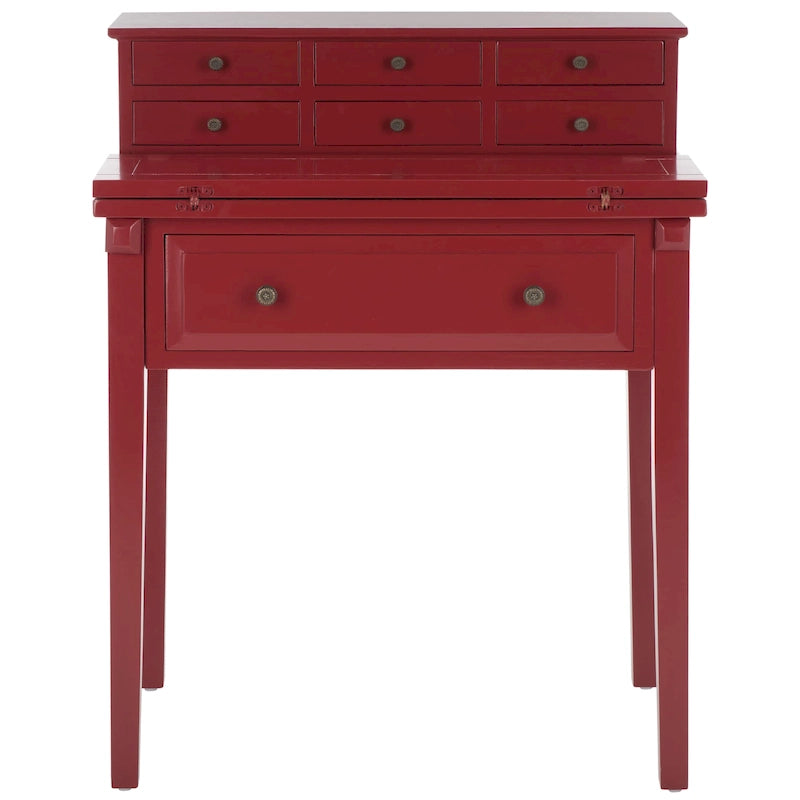 Bureau rabattable à 7 tiroirs Gerly