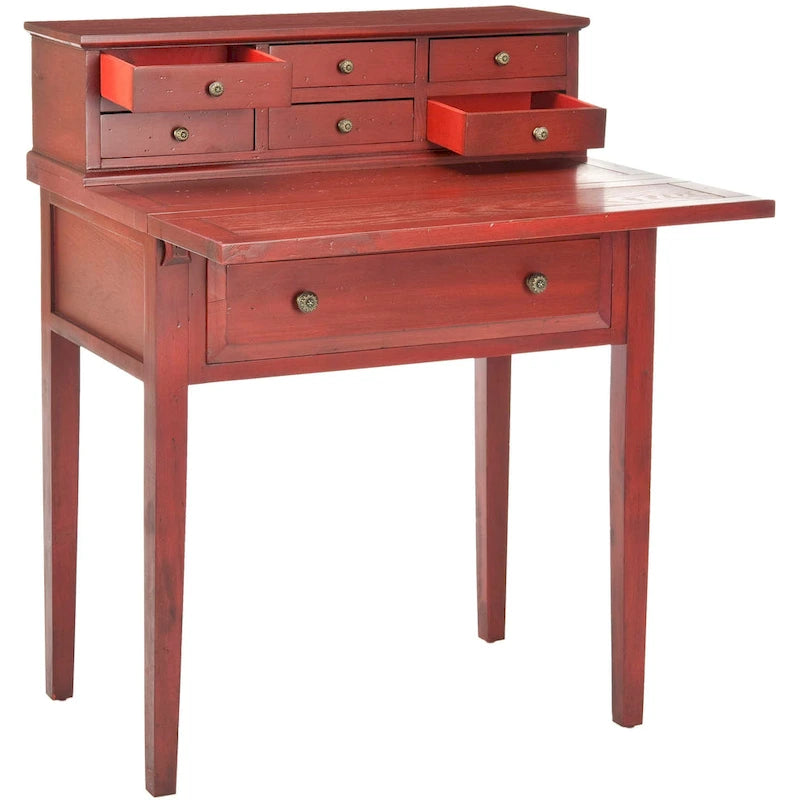 Bureau rabattable à 7 tiroirs Gerly