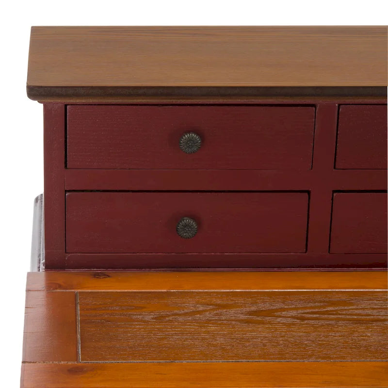 Bureau rabattable à 7 tiroirs Gerly