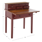 Bureau rabattable à 7 tiroirs Gerly