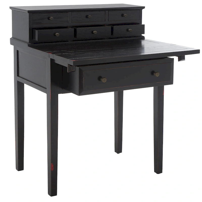 Bureau rabattable à 7 tiroirs Gerly