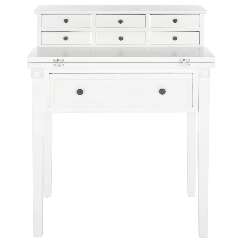 Bureau rabattable à 7 tiroirs Gerly