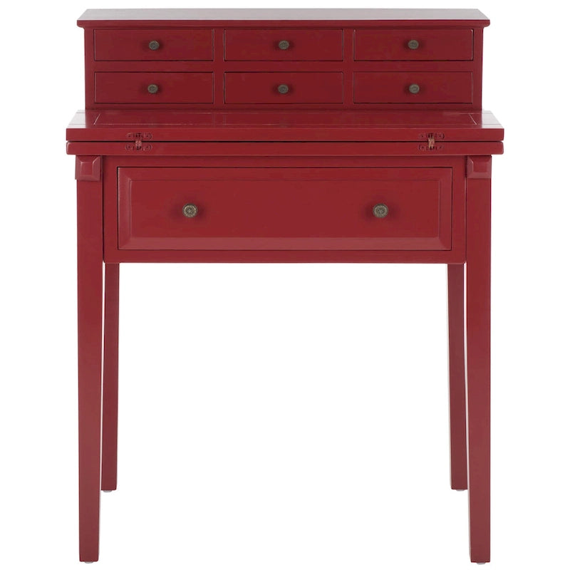 Bureau rabattable à 7 tiroirs Gerly