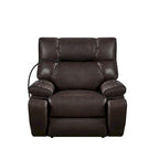 Fauteuil inclinable releveur électrique avec deux moteurs, massage, chaleur, porte-gobelets et support de téléphone réglable