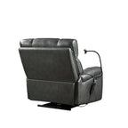 Fauteuil inclinable releveur électrique avec deux moteurs, massage, chaleur, porte-gobelets et support de téléphone réglable