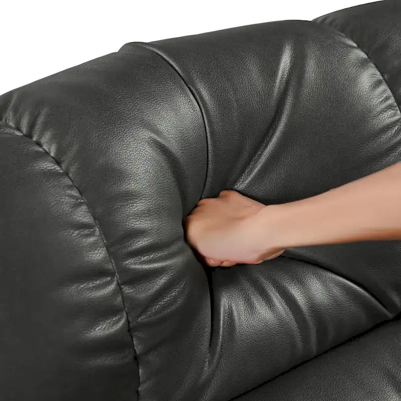 Fauteuil inclinable releveur électrique avec deux moteurs, massage, chaleur, porte-gobelets et support de téléphone réglable
