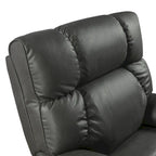 Fauteuil inclinable releveur électrique avec deux moteurs, massage, chaleur, porte-gobelets et support de téléphone réglable