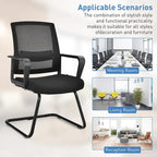 Lot de 8 chaises de conférence en maille, chaises de réception et de bureau pour invités