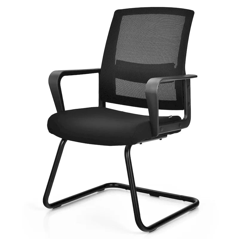 Lot de 8 chaises de conférence en maille, chaises de réception et de bureau pour invités