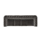 Canapé Chesterfield extra long gris Knightsbridge