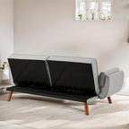 Canapé-Lit Futon 75.39 POUCES, Canapé-Lit Convertible Rembourré avec Dossier Inclinable Tufté et Divisé