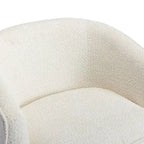 Fauteuil pivotant rond rembourré moderne SEYNAR pour le salon