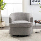 Fauteuil pivotant rond rembourré moderne SEYNAR pour le salon