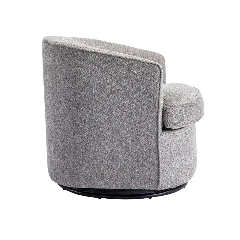 Fauteuil pivotant rond rembourré moderne SEYNAR pour le salon