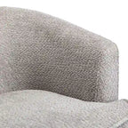 Fauteuil pivotant rond rembourré moderne SEYNAR pour le salon
