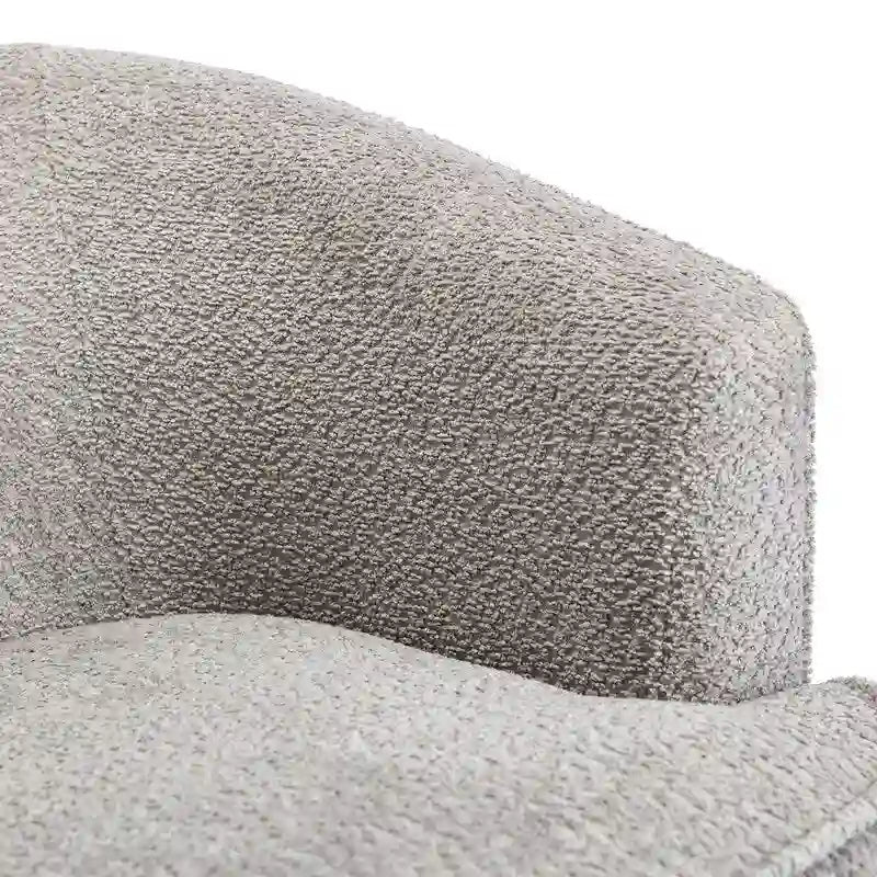 Fauteuil pivotant rond rembourré moderne SEYNAR pour le salon