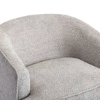 Fauteuil pivotant rond rembourré moderne SEYNAR pour le salon