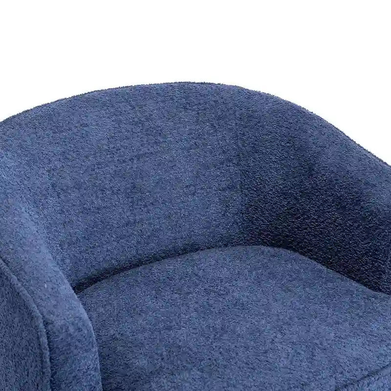 Fauteuil pivotant rond rembourré moderne SEYNAR pour le salon