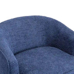 Fauteuil pivotant rond rembourré moderne SEYNAR pour le salon