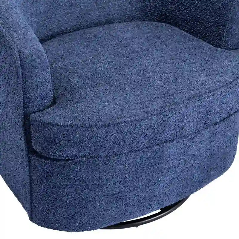 Fauteuil pivotant rond rembourré moderne SEYNAR pour le salon