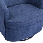 Fauteuil pivotant rond rembourré moderne SEYNAR pour le salon