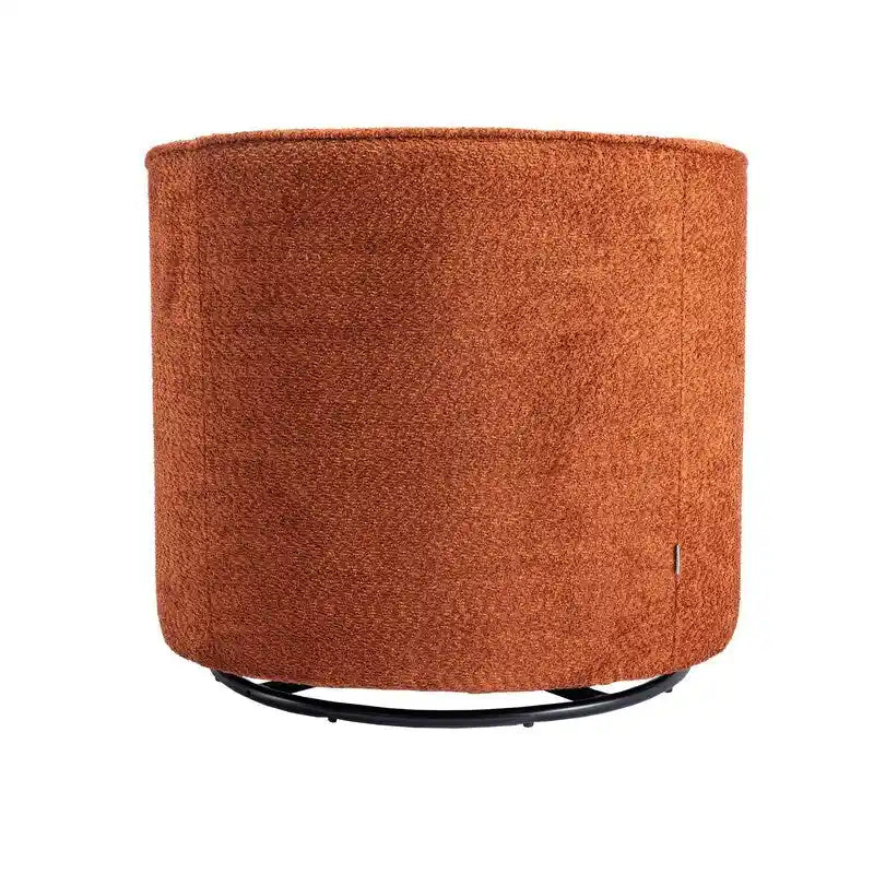 Fauteuil pivotant rond rembourré moderne SEYNAR pour le salon