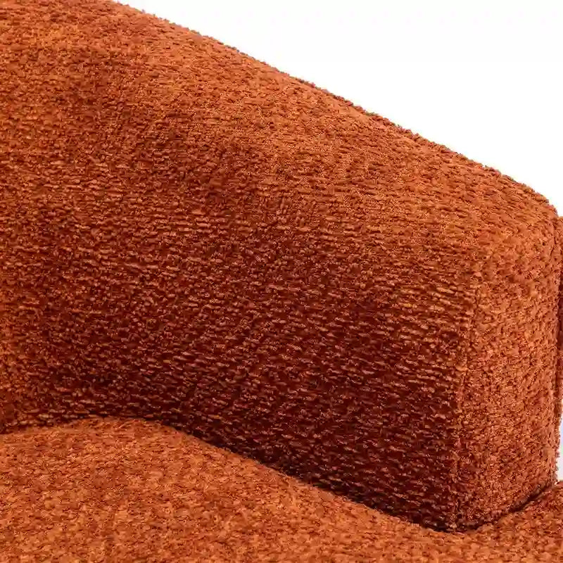 Fauteuil pivotant rond rembourré moderne SEYNAR pour le salon