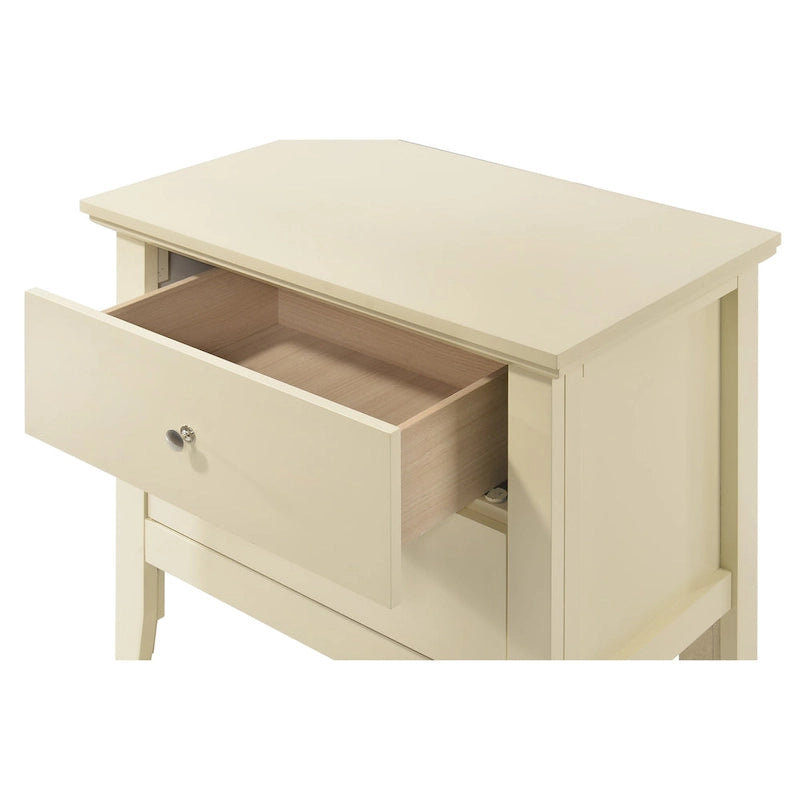Table de chevet à 2 tiroirs Primo (61 cm H x 48,3 cm L x 39,4 cm P)
