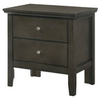 Table de chevet à 2 tiroirs Primo (61 cm H x 48,3 cm L x 39,4 cm P)