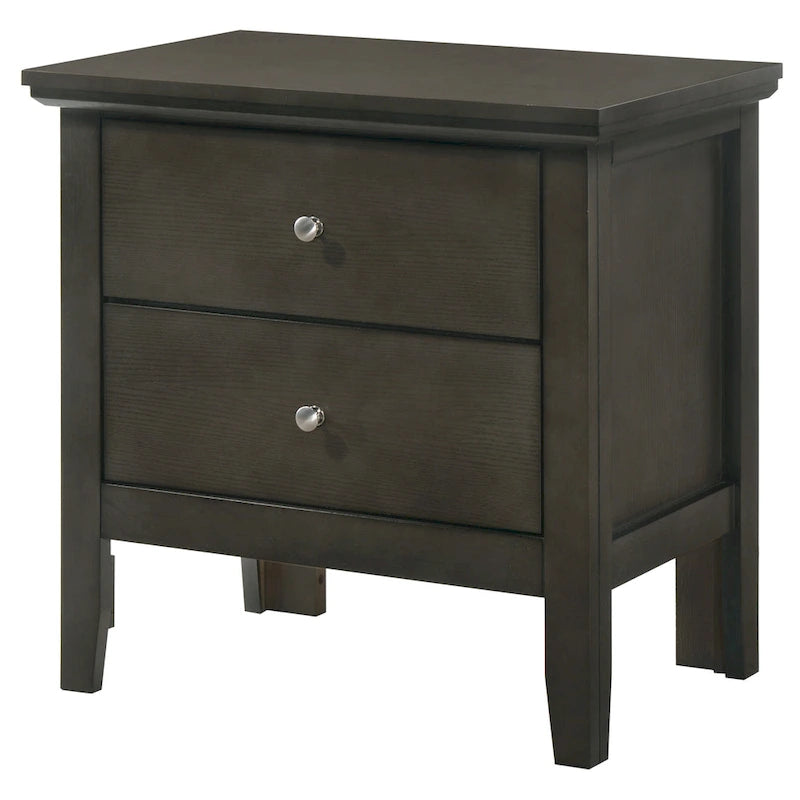 Table de chevet à 2 tiroirs Primo (61 cm H x 48,3 cm L x 39,4 cm P)
