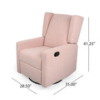Fauteuil inclinable pivotant contemporain Hounker de Christopher Knight Home