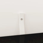 Organisez avec élégance : Commode noire et or 6 tiroirs, fini lustré