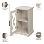Table d'appoint de ferme Lennox avec rangement