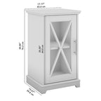 Table d'appoint de ferme Lennox avec rangement