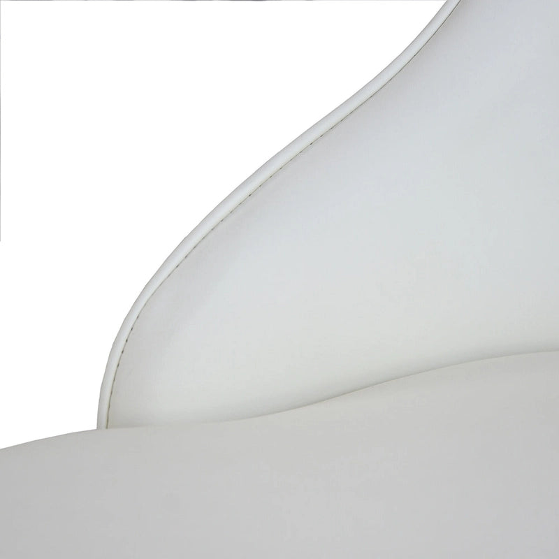 Lot de 2 chaises de salle à manger en cuir PU rembourrées