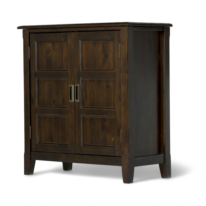 Meuble bas de rangement transitoire en bois massif Portland de 76 cm de large – 76 larg. x 36 prof. x 79 haut. (cm)
