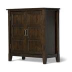 Meuble bas de rangement transitoire en bois massif Portland de 76 cm de large – 76 larg. x 36 prof. x 79 haut. (cm)