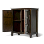 Meuble bas de rangement transitoire en bois massif Portland de 76 cm de large – 76 larg. x 36 prof. x 79 haut. (cm)