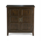 Meuble bas de rangement transitoire en bois massif Portland de 76 cm de large – 76 larg. x 36 prof. x 79 haut. (cm)