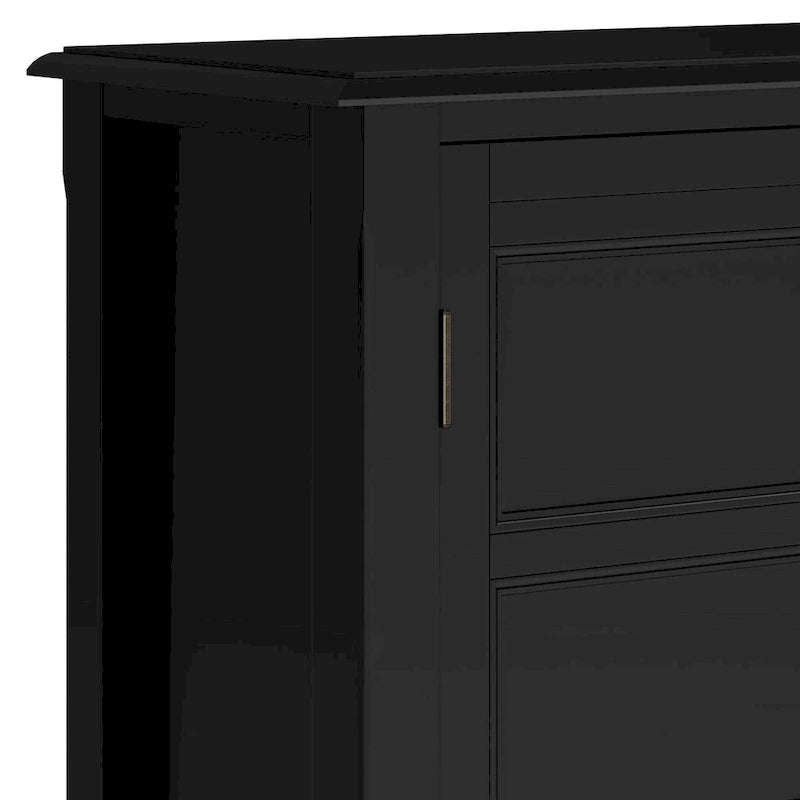 Meuble bas de rangement transitoire en bois massif Portland de 76 cm de large – 76 larg. x 36 prof. x 79 haut. (cm)