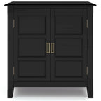 Meuble bas de rangement transitoire en bois massif Portland de 76 cm de large – 76 larg. x 36 prof. x 79 haut. (cm)