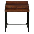 Bureau rustique Raleigh - Châtaigne/Noir