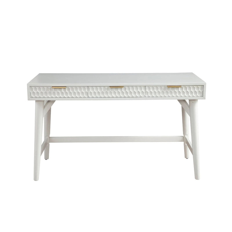Grand bureau Blanc Perle, Blanc