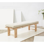 Banc moderne Rasema avec coussin - 61 L x 19 P x 18 H