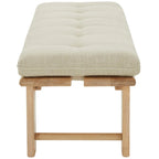 Banc moderne Rasema avec coussin - 61 L x 19 P x 18 H