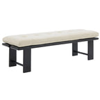 Banc moderne Rasema avec coussin - 61 L x 19 P x 18 H