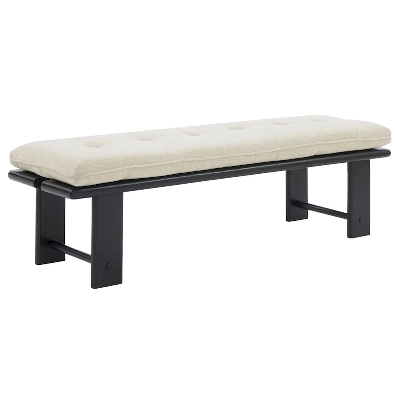 Banc moderne Rasema avec coussin - 61 L x 19 P x 18 H