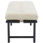 Banc moderne Rasema avec coussin - 61 L x 19 P x 18 H
