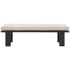 Banc moderne Rasema avec coussin - 61 L x 19 P x 18 H
